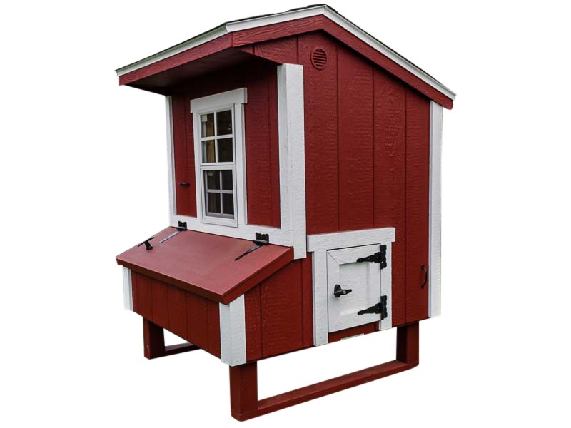 mini chicken coop side
